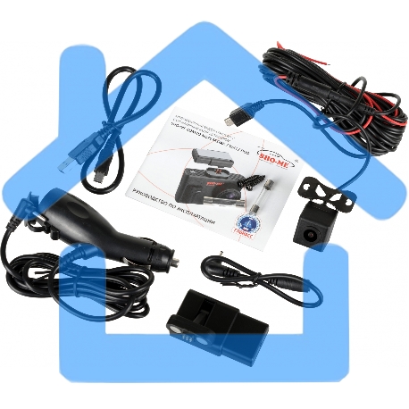 Видеорегистратор с радар-детектором Sho-Me Combo Note WiFi DUO GPS ГЛОНАСС-16