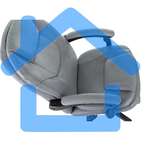 Кресло руководителя Бюрократ CH-868N-BF серый, эко.кожа, крестов. пластик, подст. для ног-6