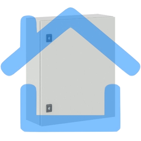 Шкаф ST с монтажной платой 600х500х200мм от IP65-до IP66 IK10 ДКС R5ST0652