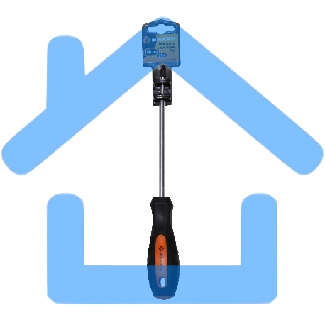 Отвертка крестовая ВИХРЬ PH2, 150 мм-1