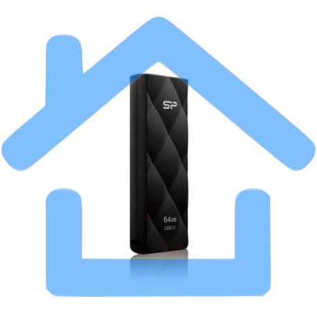 Флешка USB Silicon Power R/W 16Gb Blaze B20 SP016Gb,UF3B20V1K USB 3.0 черный-2