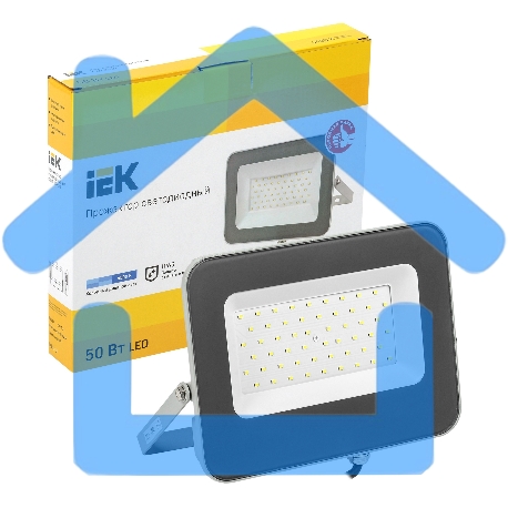 Прожектор СДО 07-50 LED 50Вт IP65 6500К сер. ИЭК LPDO701-50-K03-3