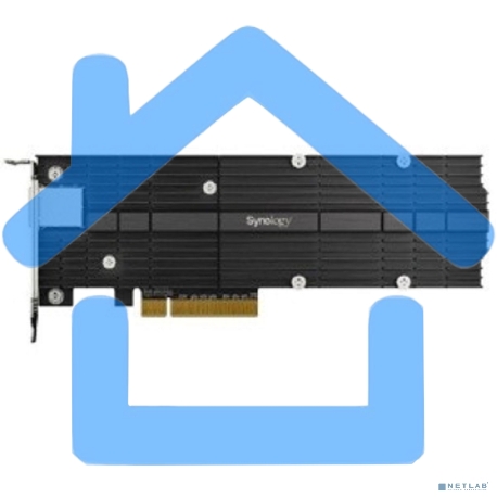Сетевая карта Synology M.2 SSD-NVME adapter M.2 2110/2080,2 slots m.2 key, 10 Gigabit port RJ-45, PCIe 3.0 x8 adapter (FH bracket)'-2