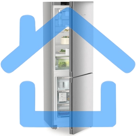 Холодильник Liebherr CBNsfc 5223-22 001 серебристый двухкамерный 216/94л морозилка снизу, No Frost-8