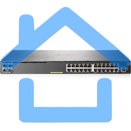 Коммутатор HP Aruba 2930F 24G PoE+ 4SFP Swch-7