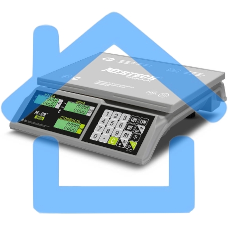 Весы торговые Mertech M-ER 326AC-32.5 LCD серый (3041)-1