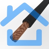 Кабель гибкий сварочный КГтп-ХЛ 1х35 мм², длина 5 метров Rexant