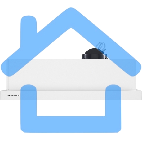 Вытяжка телескопическая HOMSair Flat 50 белый, 50 см, 520 куб. м/ч, 47 дБ-24