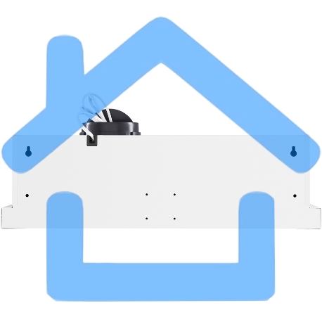 Вытяжка телескопическая HOMSair Flat 50 белый, 50 см, 520 куб. м/ч, 47 дБ-12