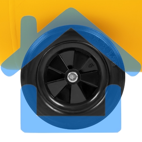 Компрессор безмаслянный малошумный DLS 1800/100,1800 Вт, 3х600, 100 л, 345 л/мин Denzel-18