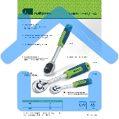 Ключ-трещотка Сибртех 1/2