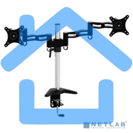 Кронштейн для мониторов Cactus CS-VM-D08-AL серебристый 13