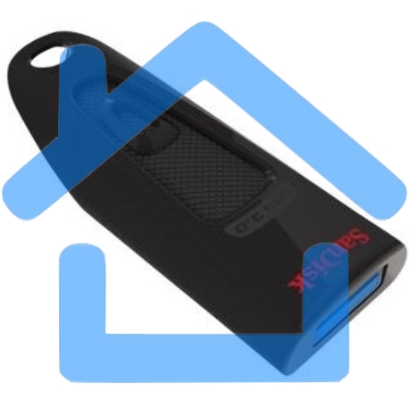 Флешка USB Sandisk 64Gb Ultra SDCZ48-064G-U46 USB 3.0 черный