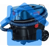 Строительный пылесос BOSCH GAS 12-25 PL (060197C100)  сух/влаж, 25 л, 1250 Вт, L, 65 л/с