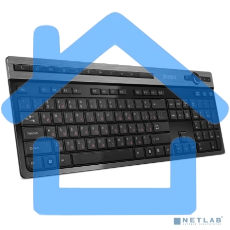 Клавиатура SVEN KB-E5500W беспроводная USB черный-2