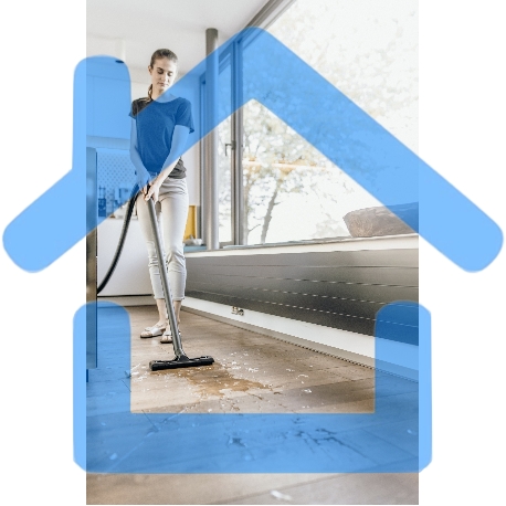 Строительный пылесос Karcher WD 3 P S V-17/4/20 желтый, 1000 Вт, уборка сухая/сбор воды, пылесборник мешок/контейнер, 17 л-6