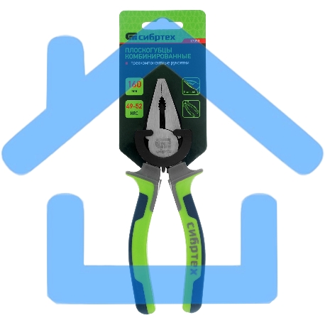 Плоскогубцы СИБРТЕХ комбинированные, 160 мм фосфатирование 17053-5