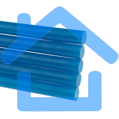 Клеевые стержни Rexant, Ø11 мм, 100 мм, синие, 6 шт., блистер