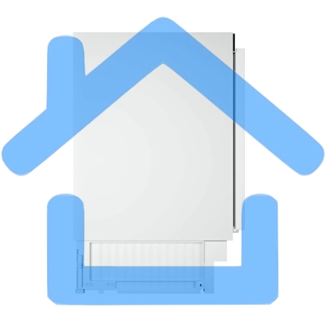 Встраиваемый холодильник с морозильником Kuppersberg RCBU 815, коллекция High-Tech,отсек для овощей,полка для яиц,полезный объем 104 л, полезный объем морозильной камеры 17 л, перенавешиваемые двери, энергопотребление А+,управление электронное кнопочное, 