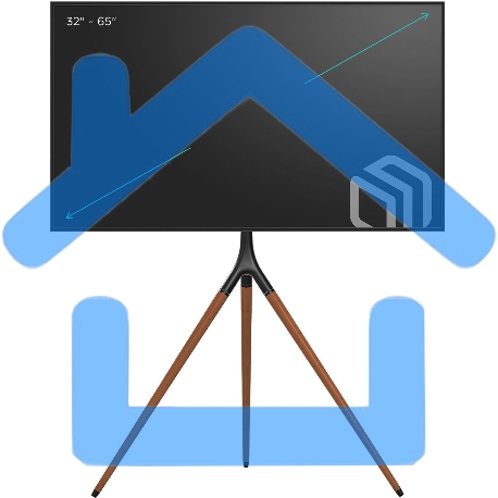 Стойка для ТВ и сенсорных панелей ONKRON TS1220 32