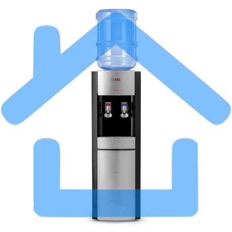 Кулер для воды AEL LD-AEL-28c напольный электронный черный-2