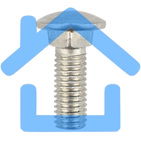 Болт мебельный KRANZ DIN 603, 10х30, пакет (10шт.)