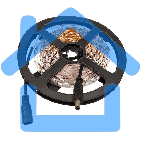 Лента светодиодная открытая, 10 мм, IP23, SMD 5050, 60 LED/m, 12 V, цвет свечения синий-3