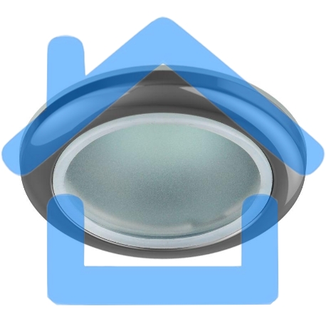 Светильник WR1 CH MR16 12В 50Вт IP44 хром ЭРА C0043845