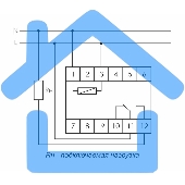Реле времени PCR-513 (задержка вкл. 230В 8А 1перекл. IP20 монтаж на DIN-рейке) F&F EA02.001.003