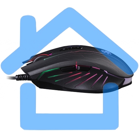 Мышь проводная A4Tech Bloody Q82 черный, 3200 dpi, USB, кнопки - 8-5