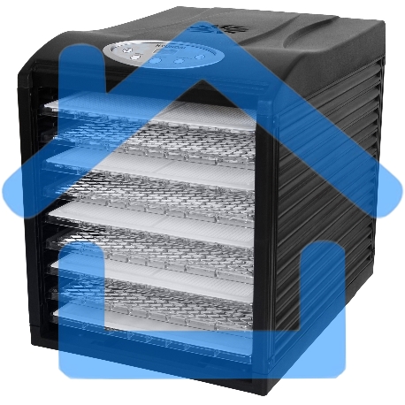 Сушка для фруктов и овощей Hyundai HYFD-P1801 18под. 700Вт черный-1