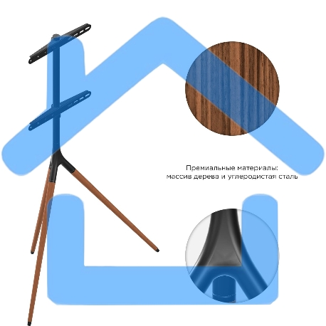 Стойка для ТВ и сенсорных панелей ONKRON TS1220 32