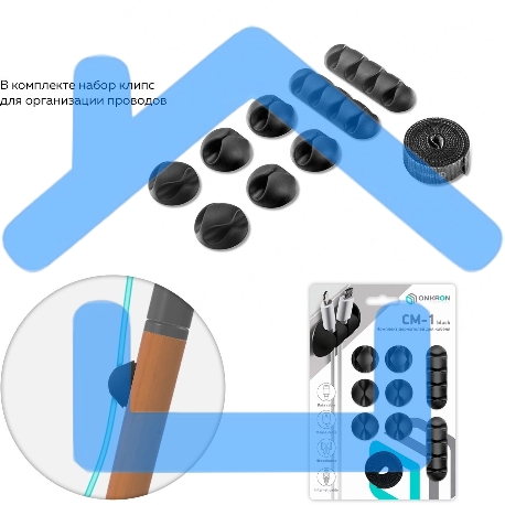 Стойка для ТВ и сенсорных панелей ONKRON TS1220 32