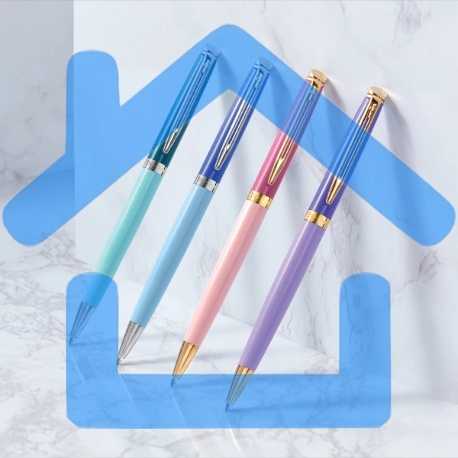 Ручка шариковая Waterman Hemisphere Colour Blocking (2179899) Pink GT M, синие чернила, подарочная коробка-5