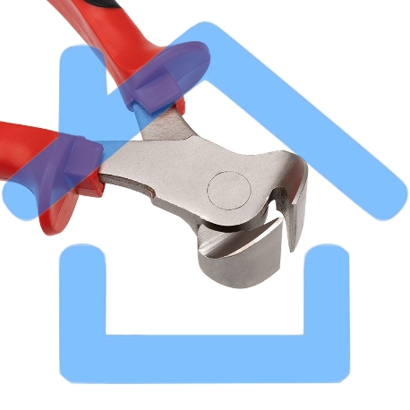 Кусачки торцевые Rexant 160 мм никелированные, двухкомпонентные рукоятки-6