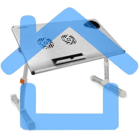 Столик для ноутбука CROWN CMLS-101 (silver)-4
