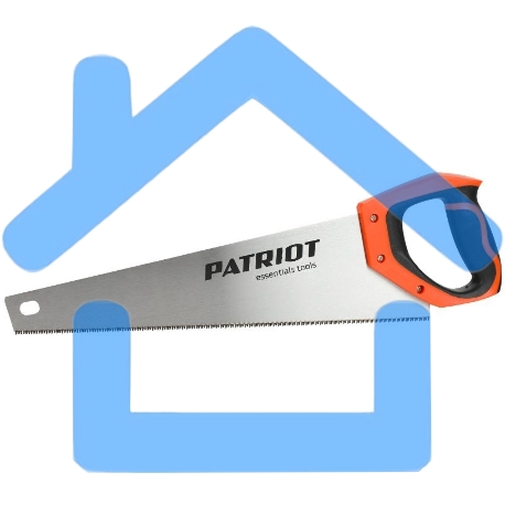 Ножовка PATRIOT WSP-400S, по дереву, 11 TPI мелкий зуб, 3-х сторонняя заточка, 400мм