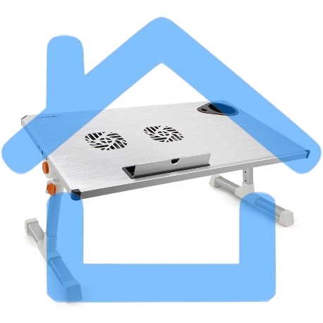 Столик для ноутбука CROWN CMLS-101 (silver)-8