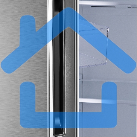 Холодильник Hyundai CS6503FV нержавеющая сталь двухкамерный инвертер 407/205л морозилка сбоку-9