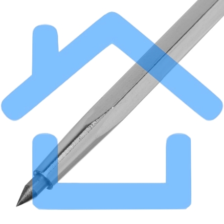 Карандаш СИБРТЕХ разметочный, 145 мм, твердосплавный наконечник пл.че-л. СИБРТЕХ 18912-1