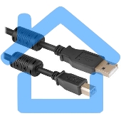 Кабель Defender USB04-10 PRO Кабель USB 2.0 для соед. 3.0м AM/BM, зол.конт, 2фер.фил.