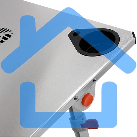 Столик для ноутбука CROWN CMLS-101 (silver)-5