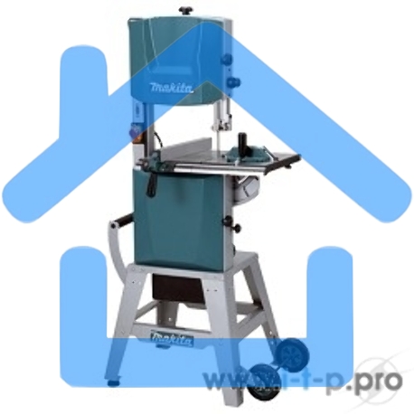 Пила Makita LB1200F ленточная [LB1200F] 900Вт,400\800м\мин,рез-165х305мм,81.2кг,кор,стол на ножках,подсв,угл направляющая+5полотен-3