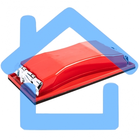 Брусок для шлифования Matrix 210 х 105 мм, пластиковый с зажимами-4