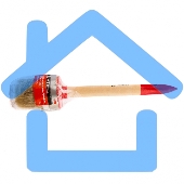 Кисть круглая Профи №16 (55 мм), натуральная щетина, деревянная ручка MTX