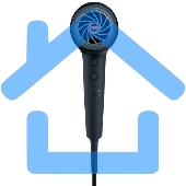 Фен Philips BHD512/00 2300Вт синий