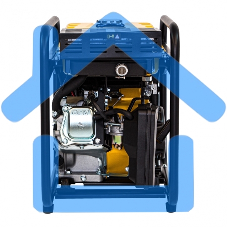 Электрогенератор бензиновый инверторный Denzel GT-3500iF, 3.5 кВт, 97 дБ, 27 кг-5