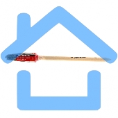 Кисть круглая № 2 (20 мм), натуральная щетина, деревянная ручка MTX