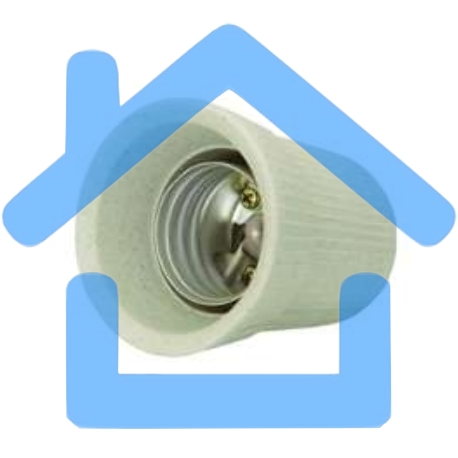 Патрон электрич. E40 керамич. подвесной 16А 250В с этикеткой UNIVersal 5565389