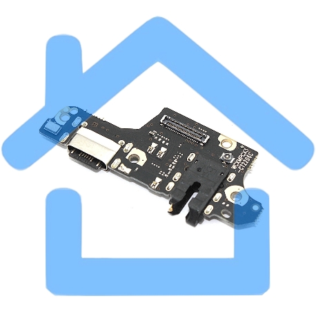 Нижняя плата с разъемом зарядки и микрофоном для Xiaomi Pocophone X3, X3 Pro